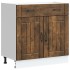 Mueble bajo de cocina Lucca roble