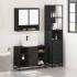 Juego de muebles de baño 3 pzas madera contrachapada