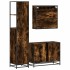Set de muebles baño 3 pzas madera contrachapada roble