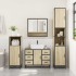 Juego de muebles de baño 4 pzas contrachapada roble