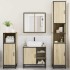 Juego de muebles de baño 4 pzas contrachapada roble