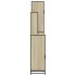 Juego de muebles de baño 4 pzas contrachapada roble