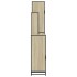 Juego de muebles de baño 4 pzas contrachapada roble