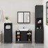 Juego de muebles de baño 4 pzas madera contrachapada