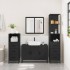 Juego de muebles de baño 4 pzas madera contrachapada