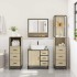 Juego de muebles de baño 4 pzas contrachapada roble