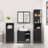 Juego de muebles de baño 4 pzas madera contrachapada