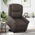 Sillón reclinable eléctrico marrón