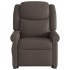 Sillón reclinable eléctrico marrón