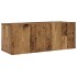 Muebles de TV de pared 4 uds madera vieja madera de