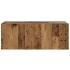 Muebles de TV de pared 4 uds madera vieja madera de