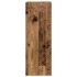 Conjunto de mueble de TV 4 piezas montado la pared madera