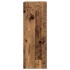 Conjunto de mueble de TV 4 piezas montado la pared madera
