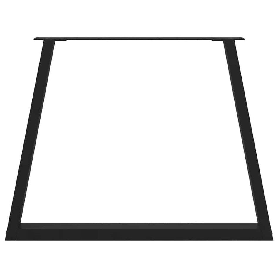 Patas para mesa de comedor en forma de V 2 uds acero