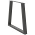Patas para mesa de comedor en forma de V 2 uds antracita