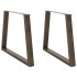 Patas para mesa de comedor en forma de V 2 uds acero