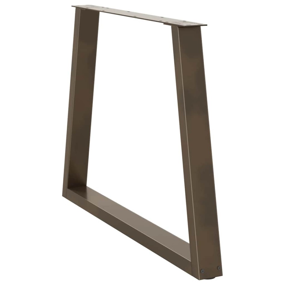 Patas para mesa de comedor en forma de V 2 uds acero