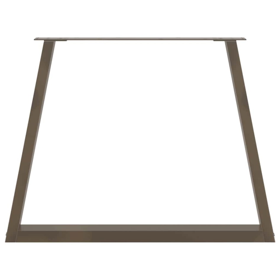 Patas para mesa de comedor en forma de V 2 uds acero