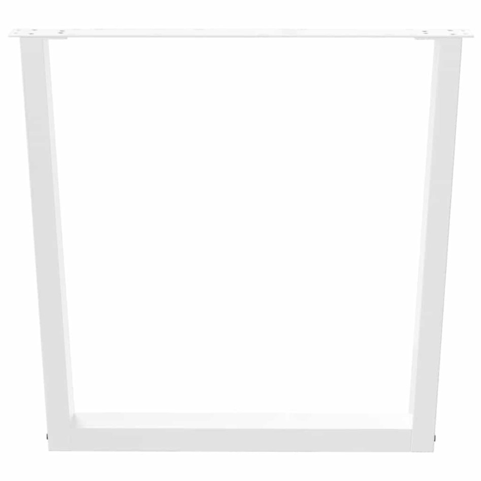 Patas para mesa de comedor en forma de V 2 uds acero