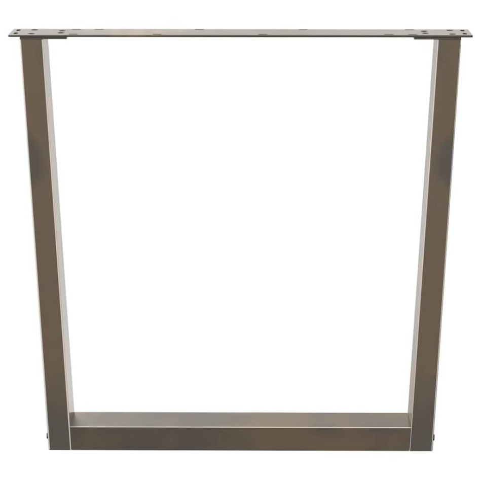 Patas para mesa de comedor en forma de V 2 uds acero