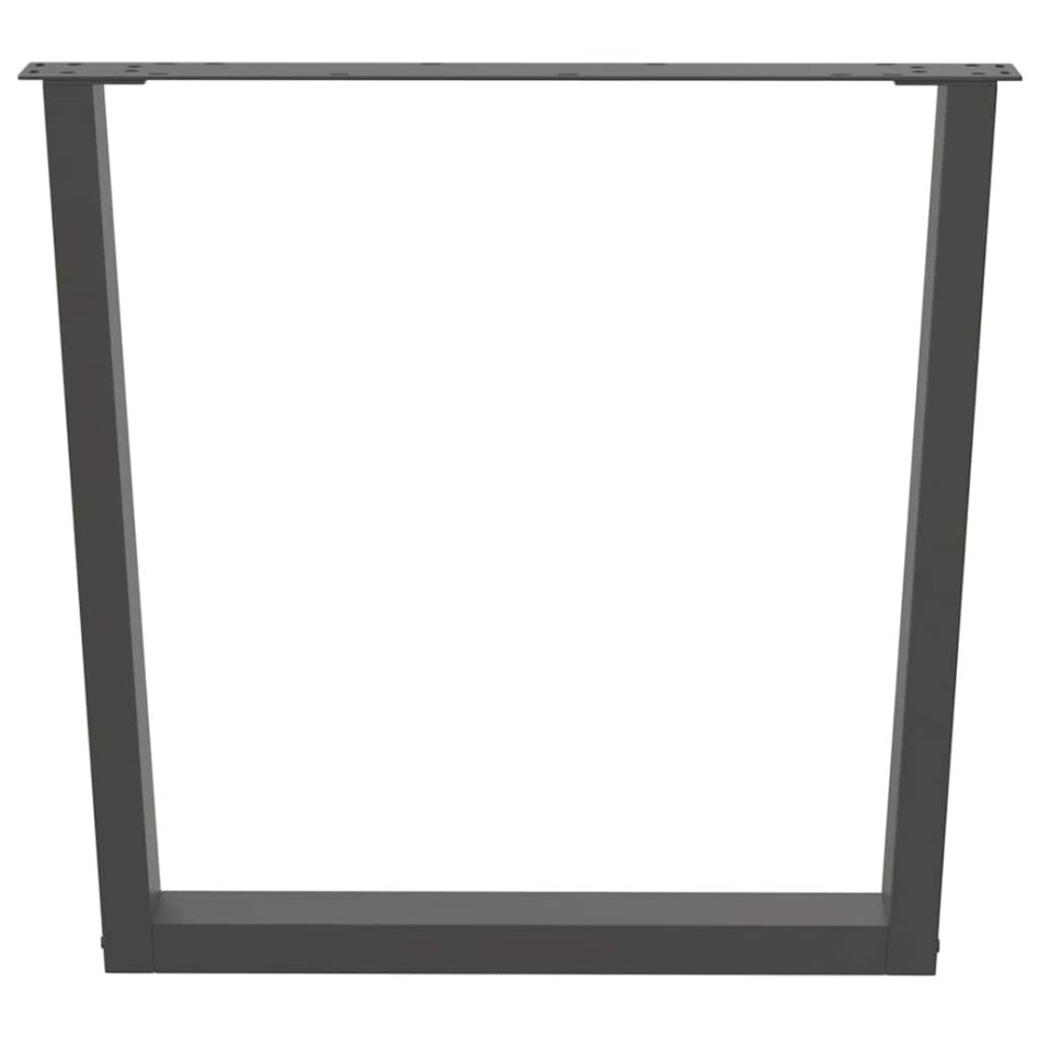 Patas para mesa de comedor en forma de V 3 uds antracita