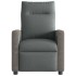 Sillón reclinable de tela gris