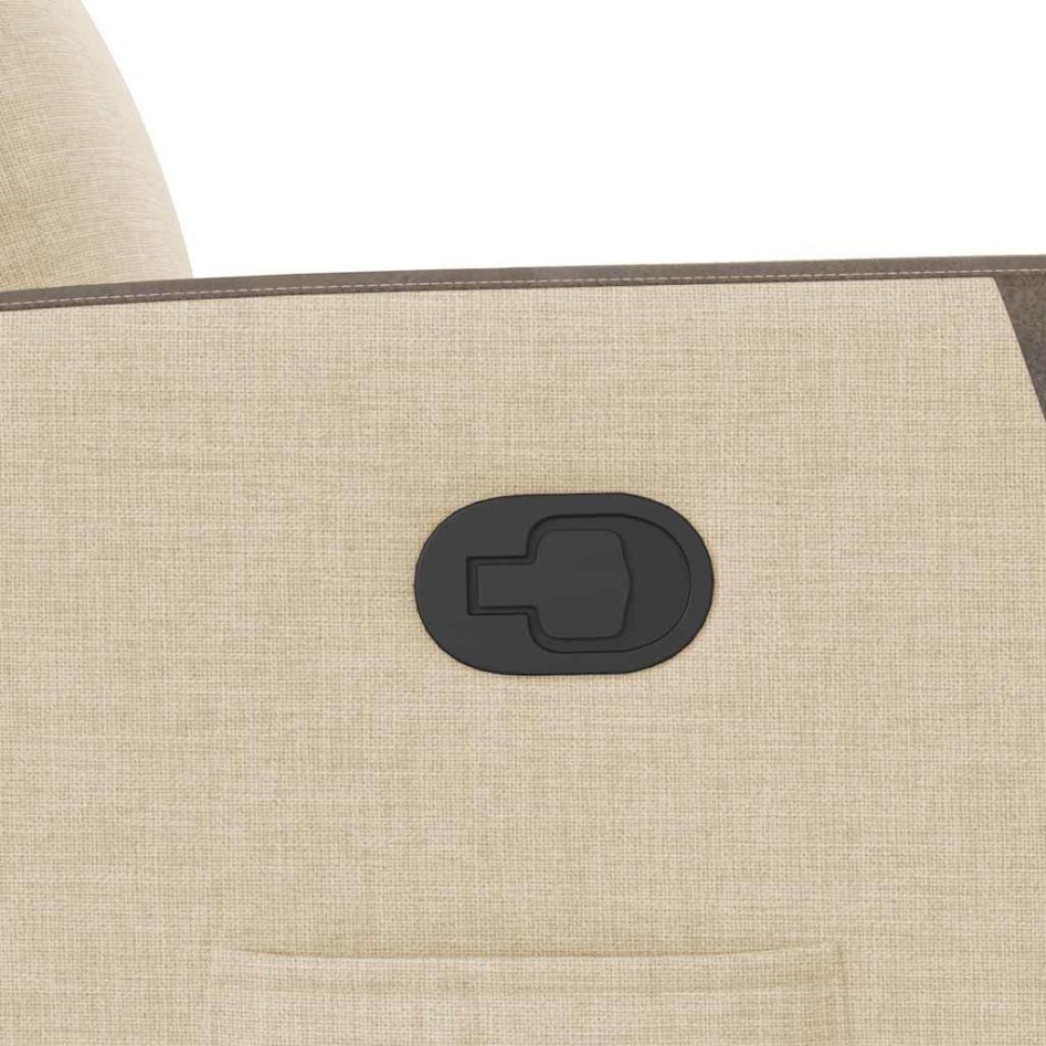 Sillón reclinable de tela