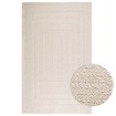 Alfombra ZIZUR apariencia yute interior exterior crema