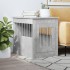 Jaula para perros madera ingeniería gris hormigón 55x80x68