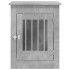 Jaula para perros madera ingeniería gris hormigón 55x80x68