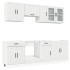 Mueble cocina Kalmar blanco de alto brillo 8