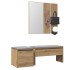 Set de muebles recibidor madera contrachapada roble
