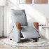 Sillón reclinable de masaje eléctrico tela gris