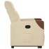 Sillón reclinable elevable de tela color