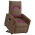 Sillón de masaje eléctrico reclinable elevable tela