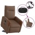 Sillón de masaje eléctrico reclinable elevable tela