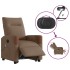 Sillón de masaje eléctrico reclinable elevable tela