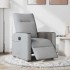 Sillón reclinable eléctrico tela gris