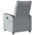 Sillón reclinable eléctrico tela gris