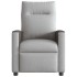 Sillón reclinable de masaje eléctrico tela gris