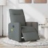 Sillón reclinable de masaje eléctrico tela gris