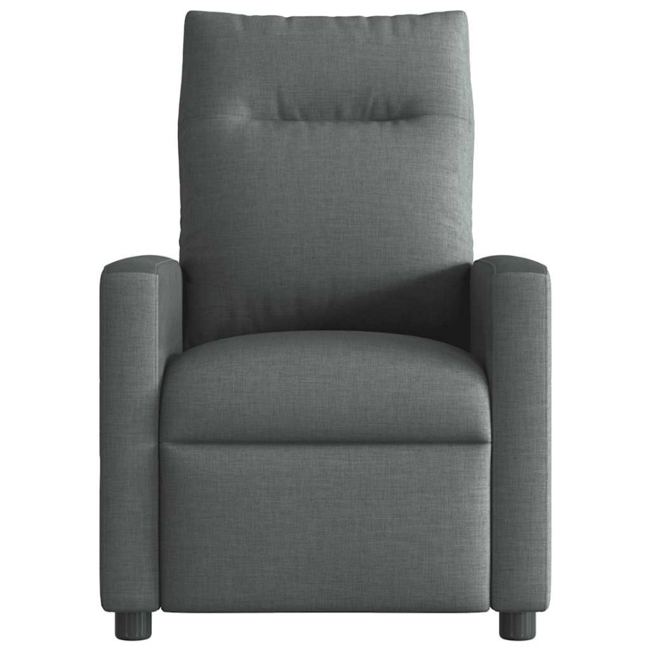 Sillón reclinable de masaje eléctrico tela gris