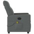 Sillón reclinable de masaje eléctrico tela gris