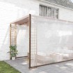 Lona transparente con ojales polietileno 10x12 m