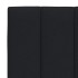 Estructura de cama sin colchón tela negro 100x200