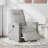 Sillón reclinable de masaje eléctrico tela gris