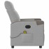 Sillón reclinable de masaje eléctrico tela gris