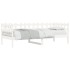 Sofá cama madera maciza de pino blanco 90x200
