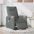 Sillón reclinable de masaje eléctrico tela gris