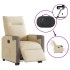 Sillón eléctrico reclinable elevable de tela color